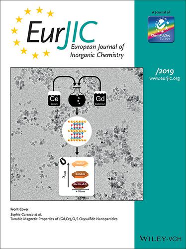 Front Cover Tunable Magnetic Properties Of Gd Ce 2o2s Oxysulfide Nanoparticles Eur J Inorg Chem 6 19 European Journal Of Inorganic Chemistry X Mol