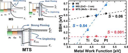 Schottky Barrier Height Modulation Using Interface Characteristics Of