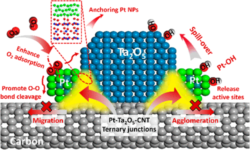 Highly Dispersed And Crystalline Ta2O5 Anchored Pt Electrocatalyst With ...