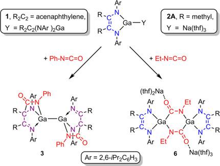 Gallium Shears For C N And C O Bonds Of Isocyanates Chemistry A European Journal X Mol