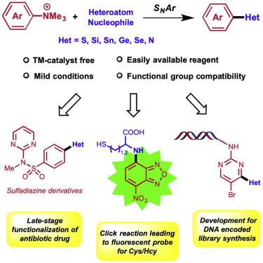 Non Transition Metal Mediated Diverse Aryl Heteroatom Bond Formation Of Arylammonium Salts Iscience X Mol