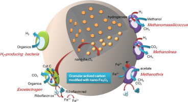 Enhanced Electron Transfer And Methane Production From Low Strength Wastewater Using A New Granular Activated Carbon Modified With Nano Fe3o4 Chemical Engineering Journal X Mol