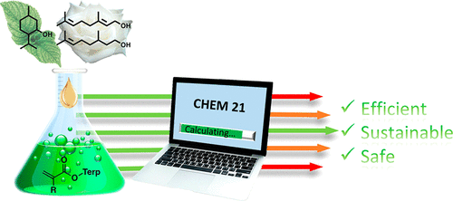 使用CHEM21 Green Metrics Toolkit可持续合成可再生的基于萜烯的（甲基）丙烯酸酯,ACS Sustainable ...