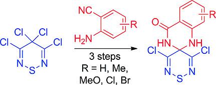 Synthesis And Reactivity Of 3 5 Dichloro 1h Spiro Quinazoline 2 4 1 2 6 Thiadiazin 4 3h Ones European Journal Of Organic Chemistry X Mol