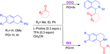 Dehydrogenative C Sp3 H Bond Functionalization Of Tetrahydroisoquinolines Mediated By Organic Oxidants Under Mild Conditions Organic Biomolecular Chemistry X Mol