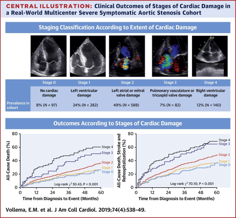 Staging Cardiac Damage In Patients With Symptomatic Aortic Valve Stenosis Journal Of The American College Of Cardiology X Mol