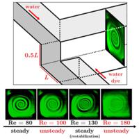 Coupling Of Vortex Breakdown And Stability In A Swirling Flow,Physical ...