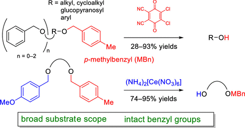 P Methylbenzyl Group Oxidative Removal And Orthogonal Alcohol Deprotection Organic Letters X Mol