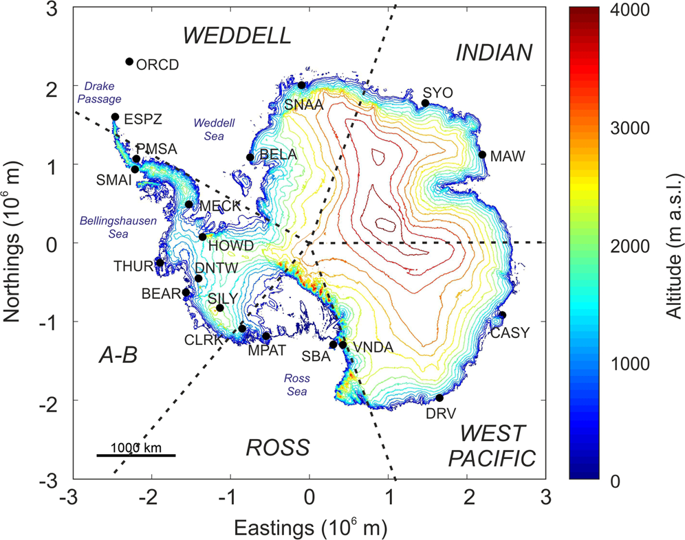 Exploring the link between microseism and sea ice in Antarctica by ...