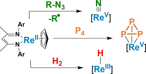 H2 Activation And Direct Access To Terminal Nitride And Cyclo P3 Complexes By An Acceptor Free Rhenium Ii B Diketiminate Inorganic Chemistry X Mol