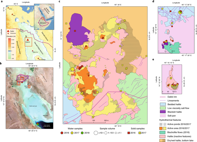 Hyperdiverse Archaea Near Life Limits At The Polyextreme Geothermal Dallol Area Nature Ecology Evolution X Mol