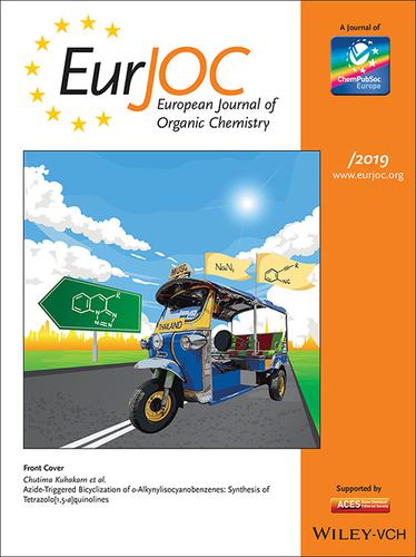 Front Cover Azide Triggered Bicyclization Of O Alkynylisocyanobenzenes Synthesis Of Tetrazolo 1 5 A Quinolines Eur J Org Chem 19 European Journal Of Organic Chemistry X Mol