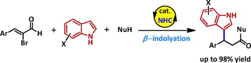 N Heterocyclic Carbene Catalyzed B Indolylation Of A Bromoenals With Indoles Advanced Synthesis Catalysis X Mol