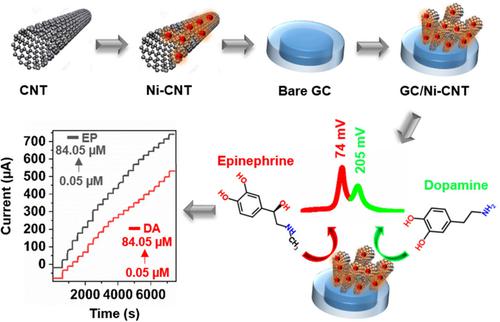 Enhanced Electrocatalytic Activity Of Ni Cnt Nanocomposites For Simultaneous Determination Of Epinephrine And Dopamine Electroanalysis X Mol