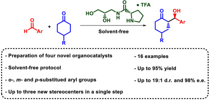 无溶剂不对称醛醇缩合反应的新型脯氨酰胺基有机催化剂的设计与制备 Tetrahedron X Mol