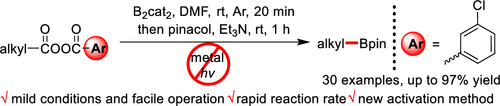 Decarboxylative Borylation Of MCPBA-Activated Aliphatic Acids.,Organic ...