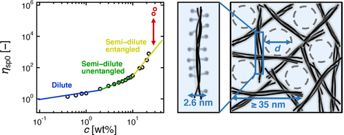 Nanostructures And Viscosities Of Nafion Dispersions In Water Ethanol From Dilute To Concentrated Regimes Macromolecules X Mol