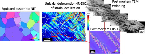 Deformation Mechanisms In A Superelastic Niti Alloy An In Situ High Resolution Digital Image Correlation Study Materials Design X Mol