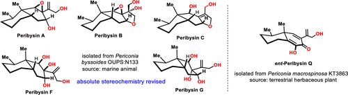 Overturning The Peribysin Family Natural Products Isolated From Periconia Byssoides Oups N133 Synthesis And Stereochemical Revision Of Peribysins A B C F And G Organic Letters X Mol