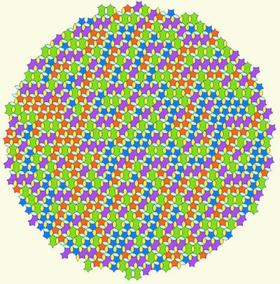 Quasicrystal-related Mosaics With Periodic Lattices Interlaid With ...