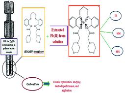 A Highly Sensitive Selective And Renewable Carbon Paste Electrode Based On A Unique Acyclic Diamide Ionophore For The Potentiometric Determination Of Lead Ions In Polluted Water Samples Rsc Advances X Mol