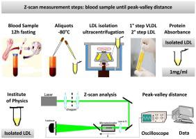 Nonlinear Optical Responses Of Oxidized Low Density Lipoprotein Cutoff Point For Z Scan Peak Valley Distance Photodiagnosis And Photodynamic Therapy X Mol