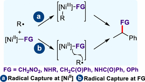 Radical Capture At Nickel Ii Complexes C C C N And C O Bond Formation Organometallics X Mol