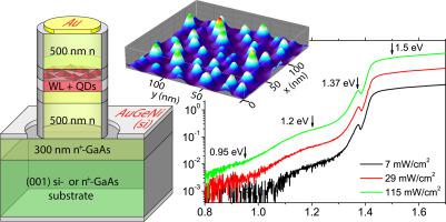 Defect Levels And Interface Space Charge Area Responsible For Negative Photovoltage Component In Inas Gaas Quantum Dot Photodetector Structure Microelectronic Engineering X Mol