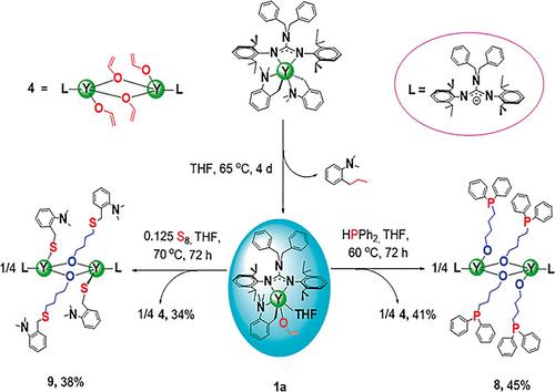 Synthesis Structure And Reactivity Of Monoguanidinate Rare Earth Metal Aminobenzyl Enolate Complexes European Journal Of Inorganic Chemistry X Mol