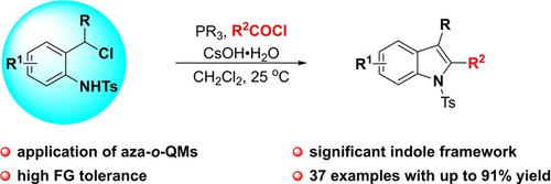 Tandem Phospha Michael Addition N Acylation Intramolecular Wittig Reaction Of Aza O Quinone Methides Approaches To 2 3 Disubstituted Indoles Advanced Synthesis Catalysis X Mol