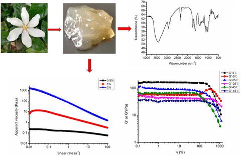 Physicochemical And Rheological Characterization Of Pectin Rich Polysaccharides From Gardenia Jasminoides J Ellis Flower Food Science Nutrition X Mol