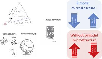 Improving The Mechanical Strength Of Ternary Beta Titanium Alloy Ti Ta Sn Foams Using A Bimodal Microstructure Materials Design X Mol