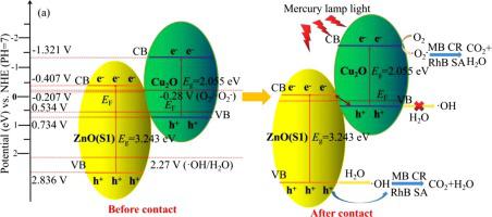 Construction Of Carboxyl Position Controlled Z Scheme N Zno P Cu2o Heterojunctions With Enhanced Photocatalytic Property For Different Pollutants Colloids And Surfaces A Physicochemical And Engineering Aspects X Mol