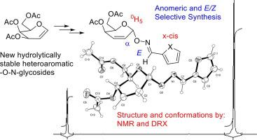 Synthesis Nmr And X Ray Studies On Novel Heteroaromatic Aldoxime O Ether 2 And 2 3 Unsaturated Glycosides Tetrahedron Letters X Mol