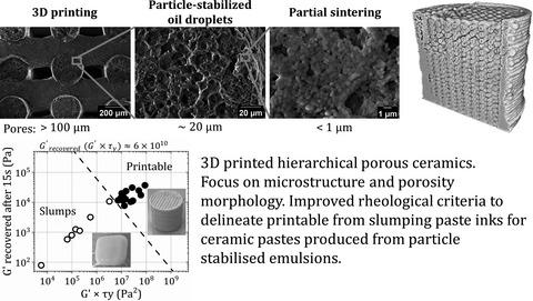 Direct Ink Writing Of Hierarchical Porous Alumina‐stabilized Emulsions ...