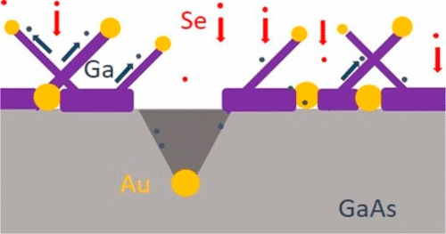 Ga2se3 Nanowires Via Au Assisted Heterovalent Exchange Reaction On Gaas The Journal Of Physical Chemistry C X Mol