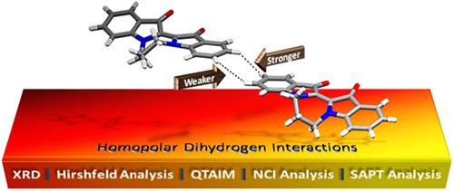 Crystal Structure And Homopolar Dihydrogen Interactions In Propano Bridged Indigo Journal Of Physical Organic Chemistry X Mol