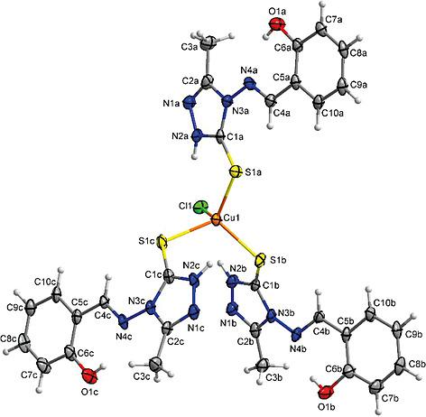 Crystal and Molecular Structures of Mononuclear Coordinated Copper(I ...