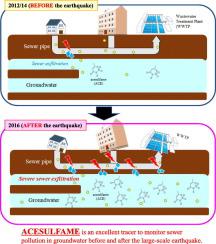 乙磺胺适合作为污水污染的下水道示踪剂 16年熊本7 0级地震前后的案例研究 Science Of The Total Environment X Mol