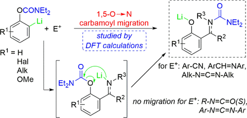 Experimental And Computational Study Of The 1 5 O N Carbamoyl Snieckus Fries Type Rearrangement The Journal Of Organic Chemistry X Mol