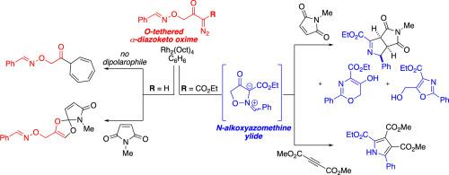 Efforts Towards Rh Ii Catalyzed N Alkoxyazomethine Ylide Generation Disparate Reactivities Of O Tethered A Diazo Keto And B Ketoester Oximes Tetrahedron X Mol