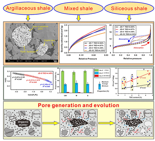 variations-of-pore-structure-in-organic-rich-shales-with-different