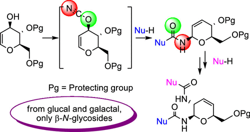 Allyl Cyanate Isocyanate Rearrangement In Glycals Stereoselective Synthesis Of 1 Amino And Diamino Sugar Derivatives Organic Letters X Mol