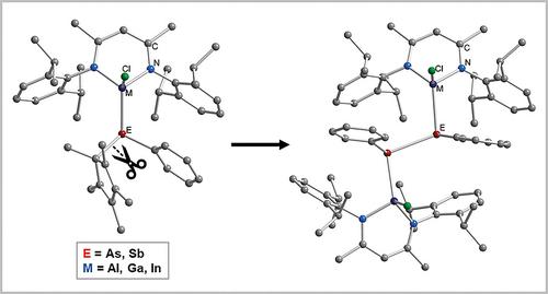 Size Matters Synthesis Of Group 13 Metal Substituted Dipnictanes By E C Bond Homolysis European Journal Of Inorganic Chemistry X Mol