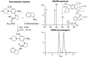S 1 5 4 甲基哌嗪 1 基 2 4 二硝基苯基 吡咯烷 2 羧酸作为衍生化试剂通过hplc Ms Ms超灵敏检测胺对映体 及其应用唾液中 R 1 氨基茚满的手性代谢物分析 Journal Of Pharmaceutical And Biomedical Analysis X Mol