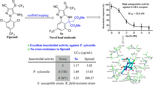 Design Synthesis And Insecticidal Activity Of 5 5 Disubstituted 4 5 Dihydropyrazolo 1 5 A Quinazolines As Novel Antagonists Of Gaba Receptors Journal Of Agricultural And Food Chemistry X Mol