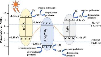 Construction Of Agbr B Ag2wo4 G C3n4 Ternary Composites With Dual Z Scheme Band Alignment For Efficient Organic Pollutants Removal Separation And Purification Technology X Mol