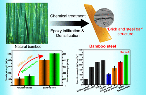 High-Performance Bamboo Steel Derived From Natural Bamboo,ACS Applied ...