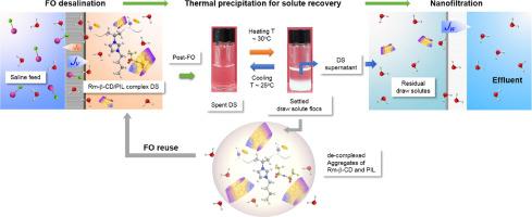 Supramolecular Host Guest Complex Of Methylated B Cyclodextrin With Polymerized Ionic Liquid Vbim Tfsi N As Highly Effective And Energy Efficient Thermo Regenerable Draw Solutes In Forward Osmosis Chemical Engineering Journal X Mol