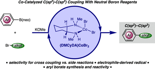 Cobalt Catalyzed C Sp2 C Sp3 Suzuki Miyaura Cross Coupling Organic Letters X Mol